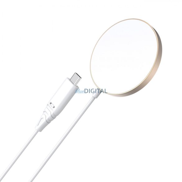 Choetech mágneses vezeték nélküli töltő 15W MagSafe iPhone 12/13/14 arany (T518-F-GO)