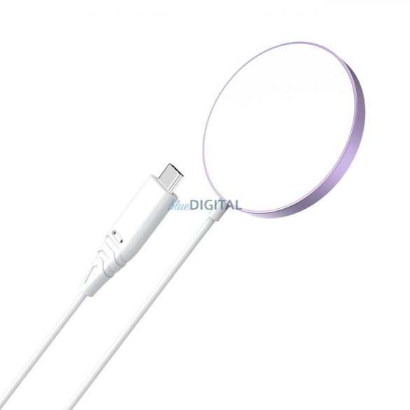 Choetech mágneses vezeték nélküli töltő 15W MagSafe iPhone 12/13/14 rózsaszín (T518-F-PK)