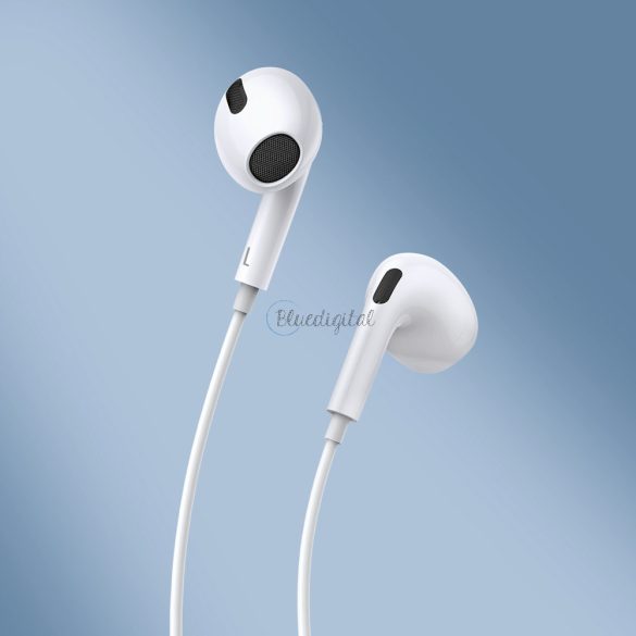 Baseus Encok C17 fülbevalós fejhallgatók USB type-c mikrofon fehér (NGCR010002)