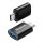 Baseus Ingenuity Series dugaszoló adapter USB Type-C USB-A 3.2 gen 1 fekete (ZJJQ000001)