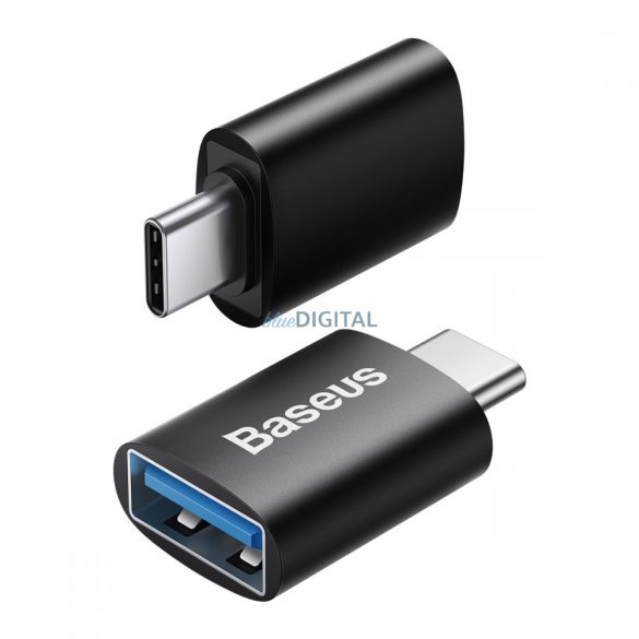 Baseus Ingenuity Series dugaszoló adapter USB Type-C USB-A 3.2 gen 1 fekete (ZJJQ000001)