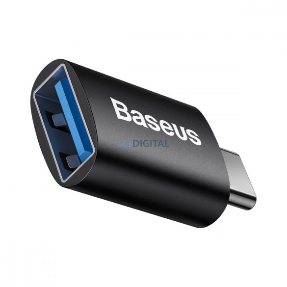 Baseus Ingenuity Series dugaszoló adapter USB Type-C USB-A 3.2 gen 1 fekete (ZJJQ000001)