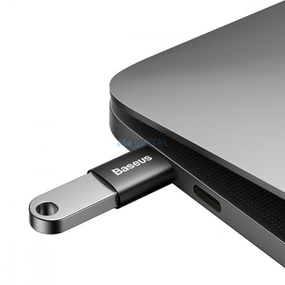 Baseus Ingenuity Series dugaszoló adapter USB Type-C USB-A 3.2 gen 1 fekete (ZJJQ000001)