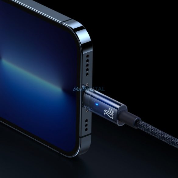 Baseus Explorer Series USB Type-C - Lightning kábel 20W 2m kék (CATS000103)