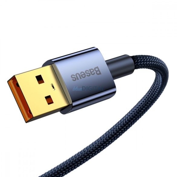 Baseus Explorer sorozat Auto Power-Off gyors töltő adatkábel USB-Type-C 100W 1m kék