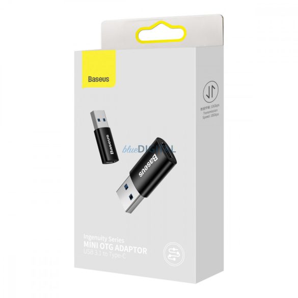 Baseus Ingenuity Series Mini USB 3.1 OTG USB Type-C adapter fekete (ZJJQ000101)