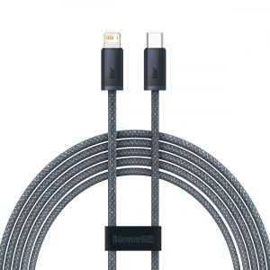 BASEUS kábel iPhone USB tokhoz C - Lightning 2M, Power Diving 20w szürke (Cald000116)