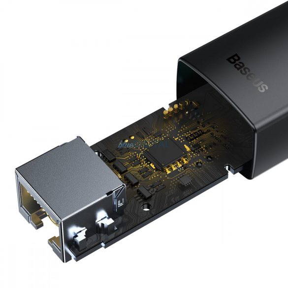 Baseus Lite Series Ethernet adapter USB-A RJ45 LAN portra (100Mbps) Fekete