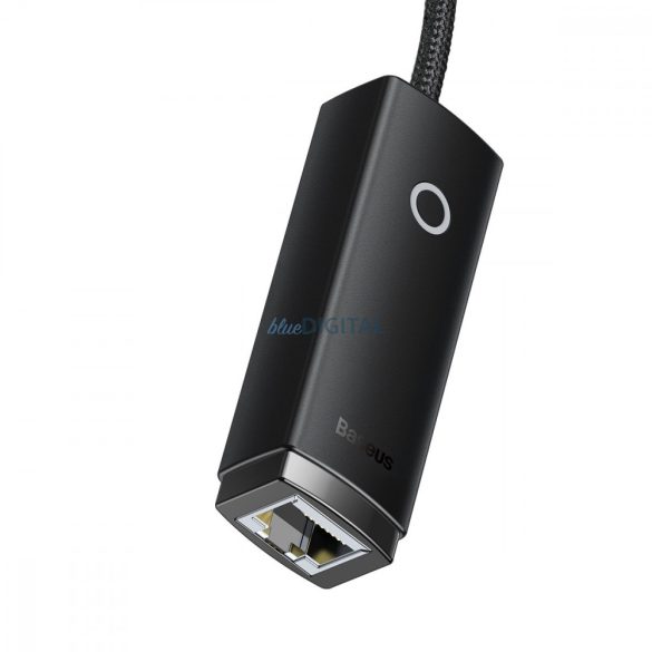 Baseus Lite Series Ethernet adapter USB-A RJ45 LAN portra (100Mbps) Fekete