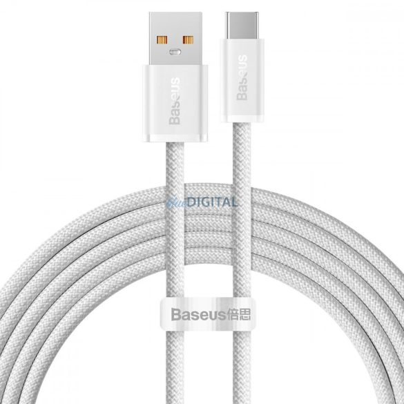 Baseus Dynamic Series USB kábel - USB Type-c 100W 2m fehér (CALD000702)