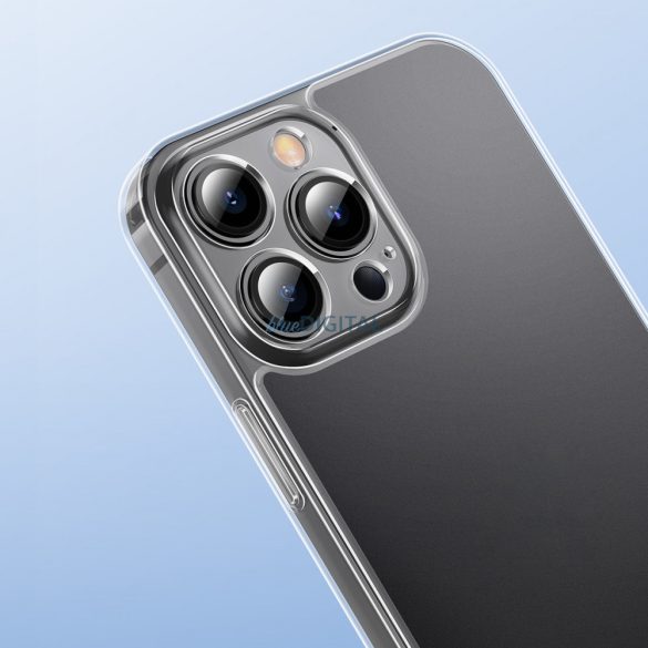 Baseus matt üveg tok iphone 13 pro kemény tok gél tok átlátszó (arws000702)