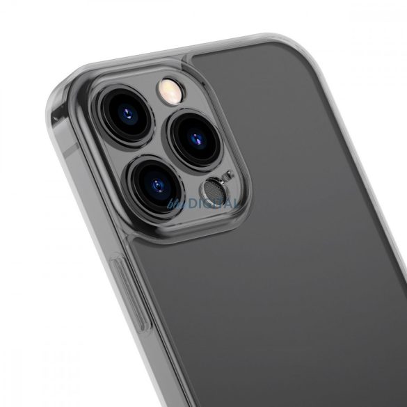 Baseus matt üveg tok iphone 13 pro kemény tok zselés fekete (arws001001)