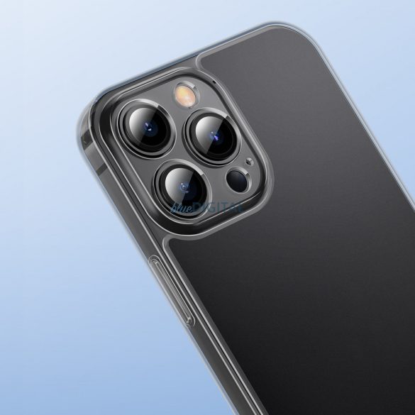 Baseus matt üveg tok iphone 13 pro kemény tok zselés fekete (arws001001)