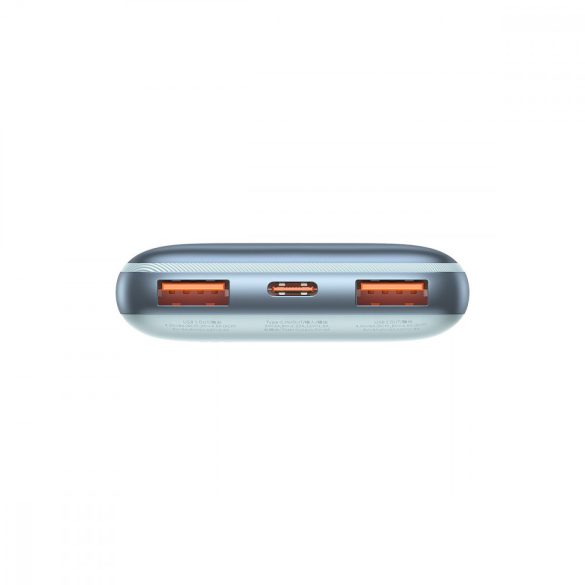 Baseus Bipow Pro powerbank 10000mAh 22.5W + USB 3A 0.3m kábel kék (PPBD040003)
