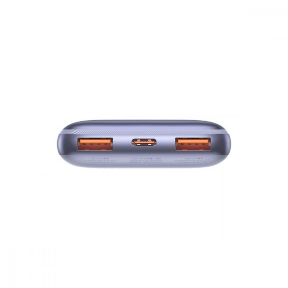 Baseus Bipow Pro powerbank 10000mAh 22.5W + USB 3A 0.3m kábel lila (PPBD040005)