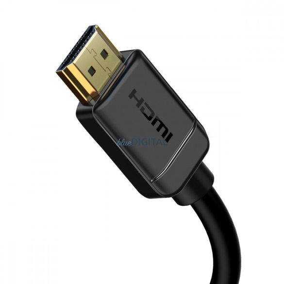 Baseus nagy felbontású sorozat HDMI HDMI HDMI adapter kábel 0.75m fekete