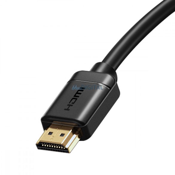 Baseus nagy felbontású sorozat HDMI HDMI HDMI adapter kábel 0.75m fekete