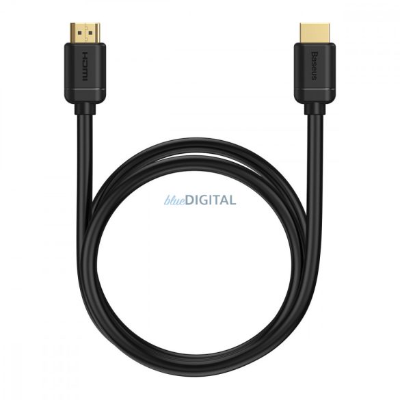 Baseus nagy felbontású sorozat HDMI HDMI HDMI adapter kábel 0.75m fekete