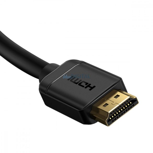 Baseus nagy felbontású sorozat HDMI HDMI HDMI adapter kábel 0.75m fekete