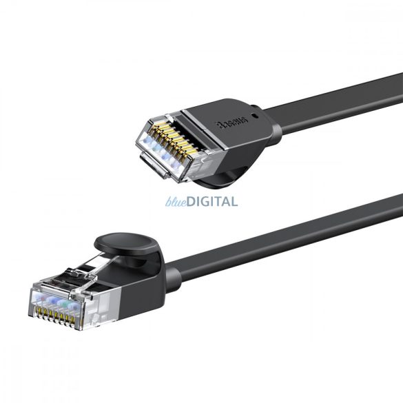 Baseus high Speed Hatféle RJ45 Gigabit hálózati kábel (lapos kábel) 2m Fekete
