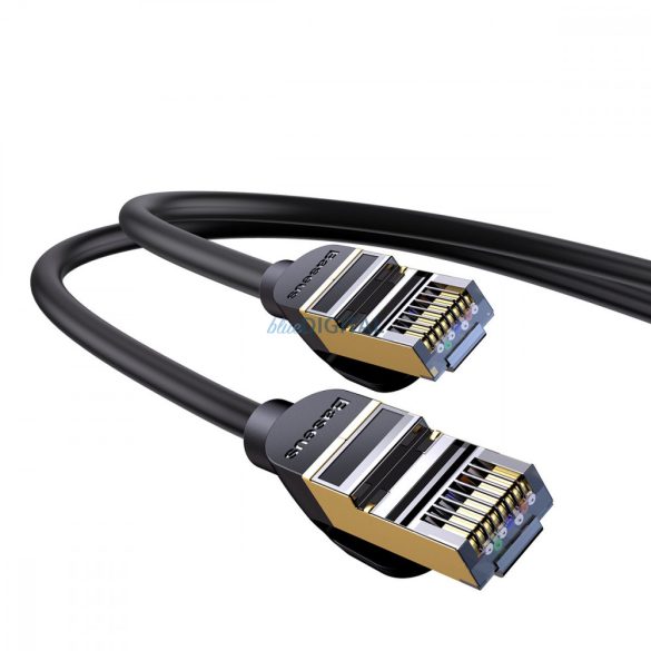Baseus Speed Seven gyors RJ45 10Gbps hálózati kábel 2m fekete (WKJS010301)