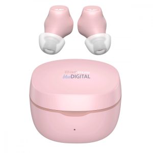 Baseus Encok WM01 TWS vezeték nélküli fejhallgató Bluetooth 5.3 rózsaszín továbbfejlesztett verzió (NGTW240004)