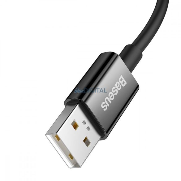 Baseus Superior sorozat SUPERVOOC USB-A USB-C kábel 65W 1m fekete