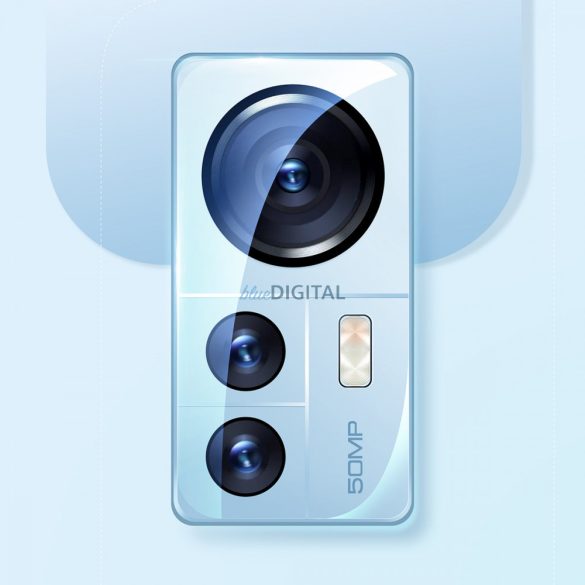 Baseus film a kamera Xiaomi 12 Pro 0.3mm átlátszó (2db) + tisztító készlet (SGQK000402)