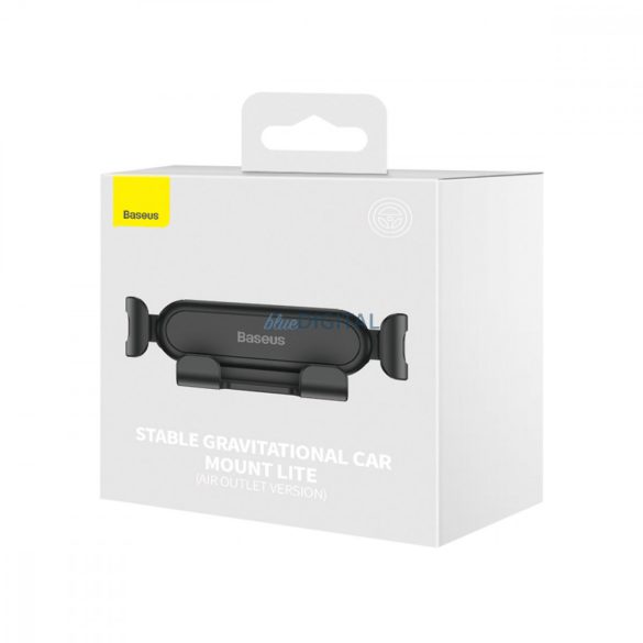 Baseus Gravity Air Vent autós telefontartó (Air Outlet verzió) fekete (SUWX010001)
