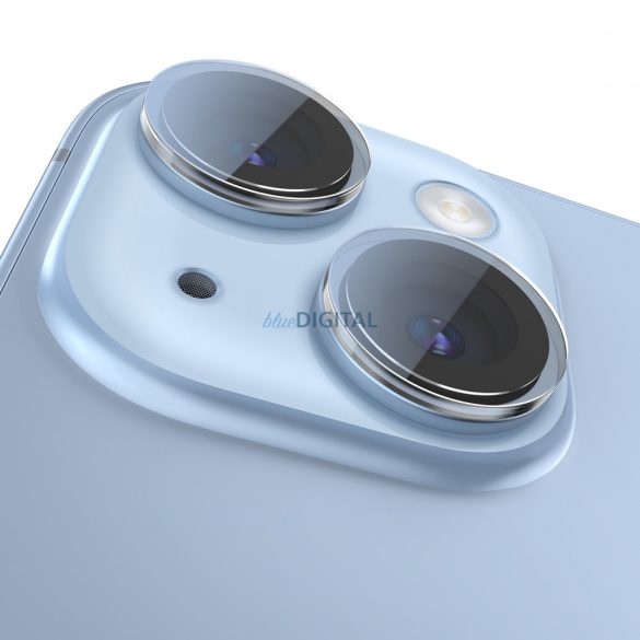 Baseus edzett üveg iPhone 14 / iPhone 14 Plus kamera lencsék átlátszó + tisztító készlet