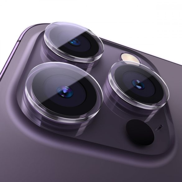 Kamera edzett üveg iPhone 14 Pro / 14 Pro Max Baseus + rögzítőkészlet fólia