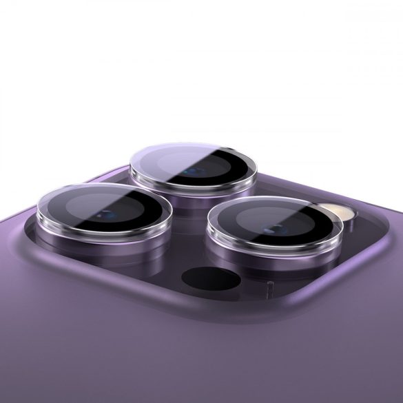 Kamera edzett üveg iPhone 14 Pro / 14 Pro Max Baseus + rögzítőkészlet fólia