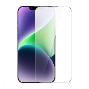 Baseus teljes képernyős edzett üveg iPhone 14 Plus / 13 Pro Max hangszóró védelemmel 0,4 mm + rögzítő készlet fólia