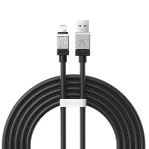 USB - Lightning 2.4A 2m Baseus CoolPlay kábel - fekete