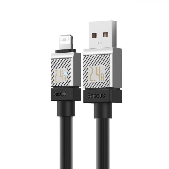 USB - Lightning 2.4A 2m Baseus CoolPlay kábel - fekete