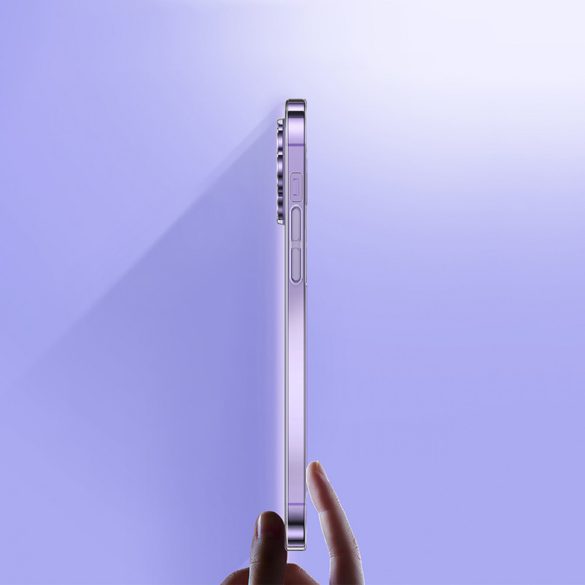 Baseus Crystal Case iPhone 14 Pro vékony tok + átlátszó üveg fólia