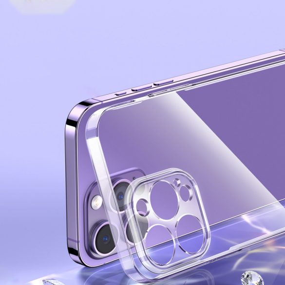 Baseus Crystal Case iPhone 14 Pro vékony tok + átlátszó üveg fólia