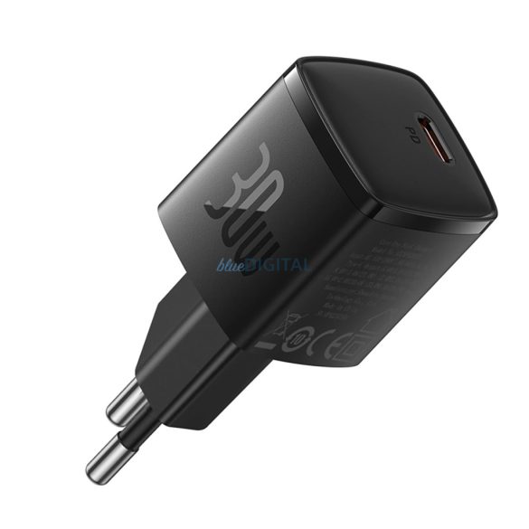 Baseus Cube Pro hálózati töltő 1xUSB-C csatlakozással 30W - fekete