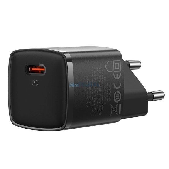 Baseus Cube Pro hálózati töltő 1xUSB-C csatlakozással 30W - fekete