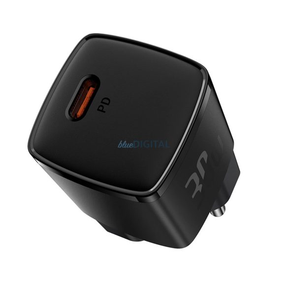 Baseus Cube Pro hálózati töltő 1xUSB-C csatlakozással 30W - fekete