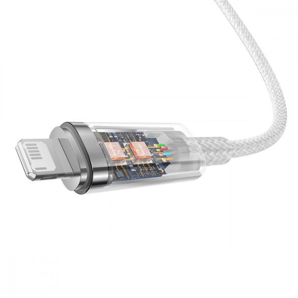 Baseus Explorer Series kábel USB - Lightning 2.4A 1 m fehér (CATS010002)