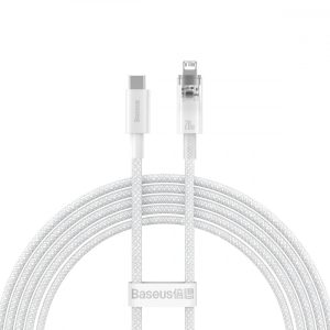 Baseus Explorer Series kábel USB-C - Lightning 20W 2 m fehér (CATS010302)