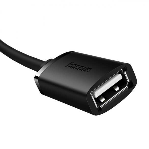 Hosszabbító kábel USB 2.0 0.5m Baseus AirJoy Series - fekete
