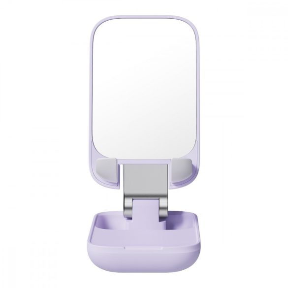 Baseus Seashell Series állítható telefonállvány tükörrel - lila