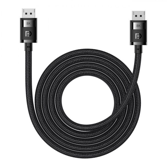DisplayPort 8K 60Hz kábel 1.5m Baseus High Definition Series - fekete