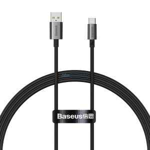 Baseus Superior Series USB-A - Type-C kábel 100W 1m - fekete