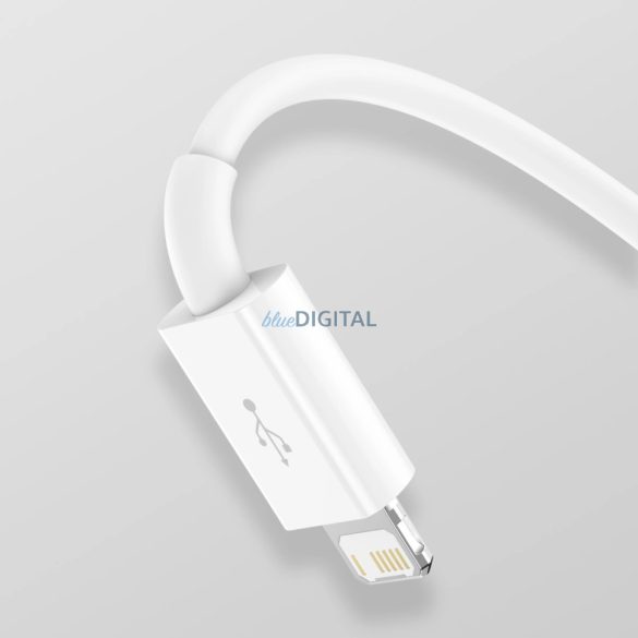 Baseus Superior Series USB-A - Type-C / Lightning / microUSB kábel 3.5A 1m - fehér