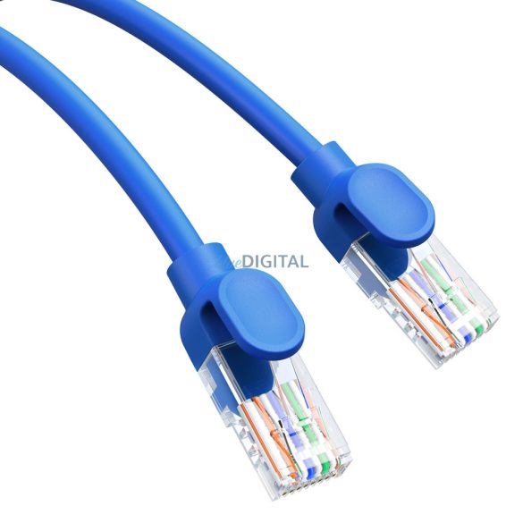 Baseus High Speed Cat 6 RJ-45 1000Mb/s Ethernet kábel 1m kerek - kék