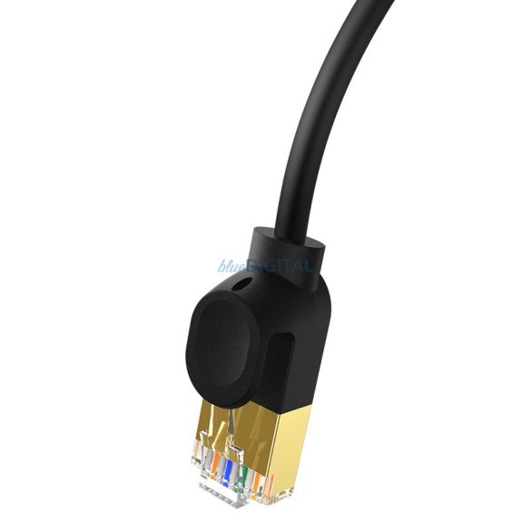 Baseus nagysebességű hálózati kábel RJ45 kat. 7 10Gbps 3m vékony fekete