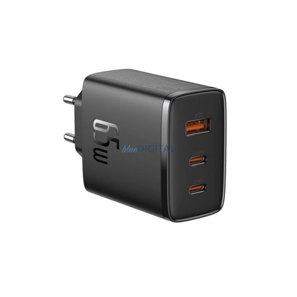 Baseus Cube Pro 65W GaN töltő 2x USB-C USB-A - fekete